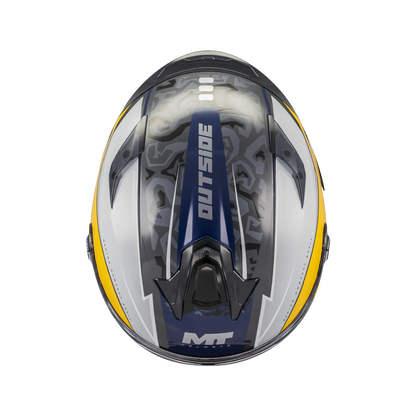Casco MT Helmets Targo S Outside C3 Brillo, vista 6