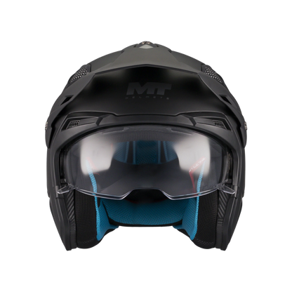 Casco MT Helmets District SV S Solid A1 Mate, vista 1