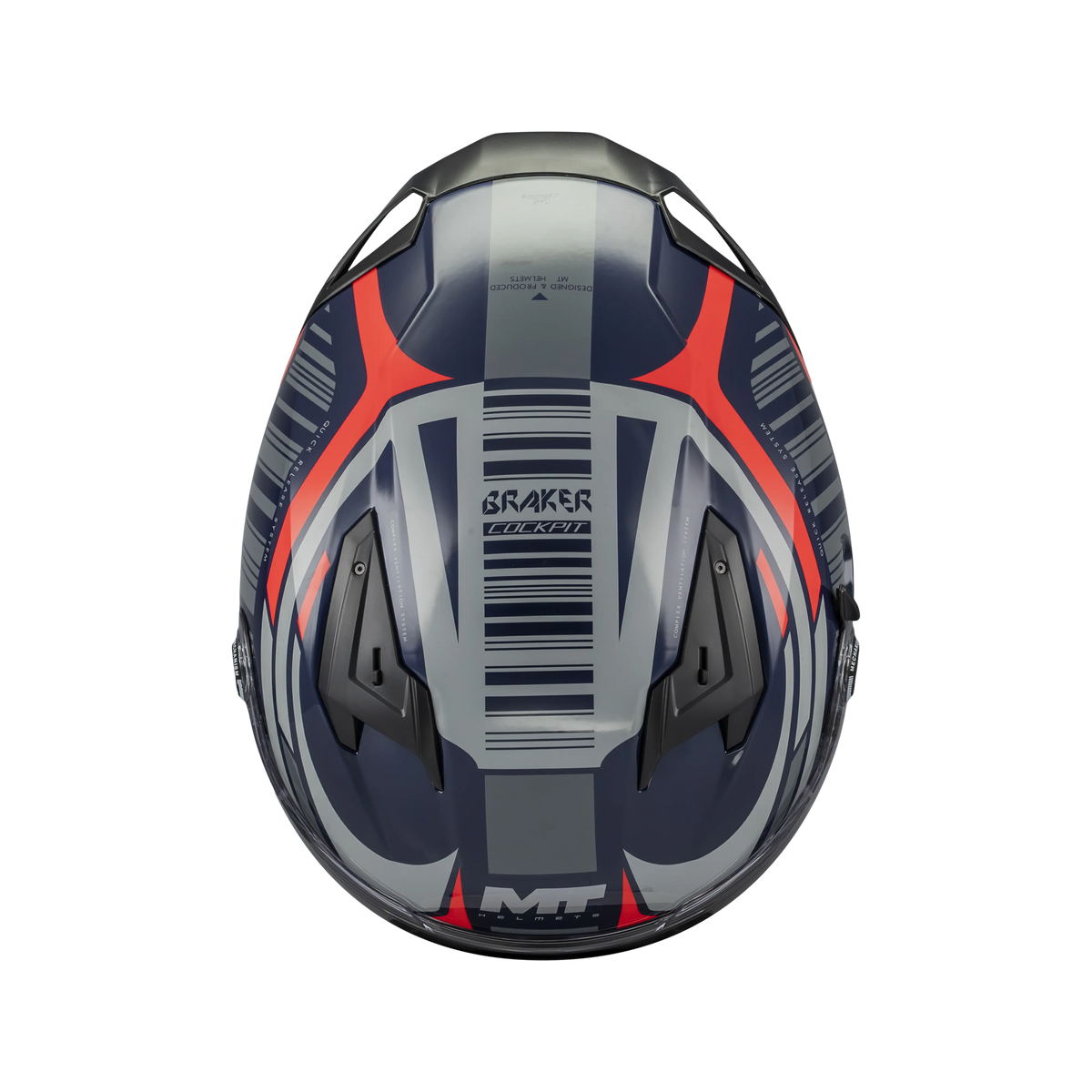 Casco MT Helmets Braker SV Cockpit C5 Brillo, vista 6