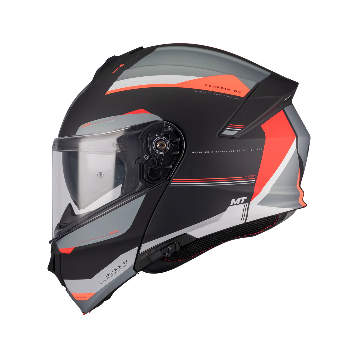 Casco MT Helmets Genesis SV Raccoon B5 Mate, vista 1