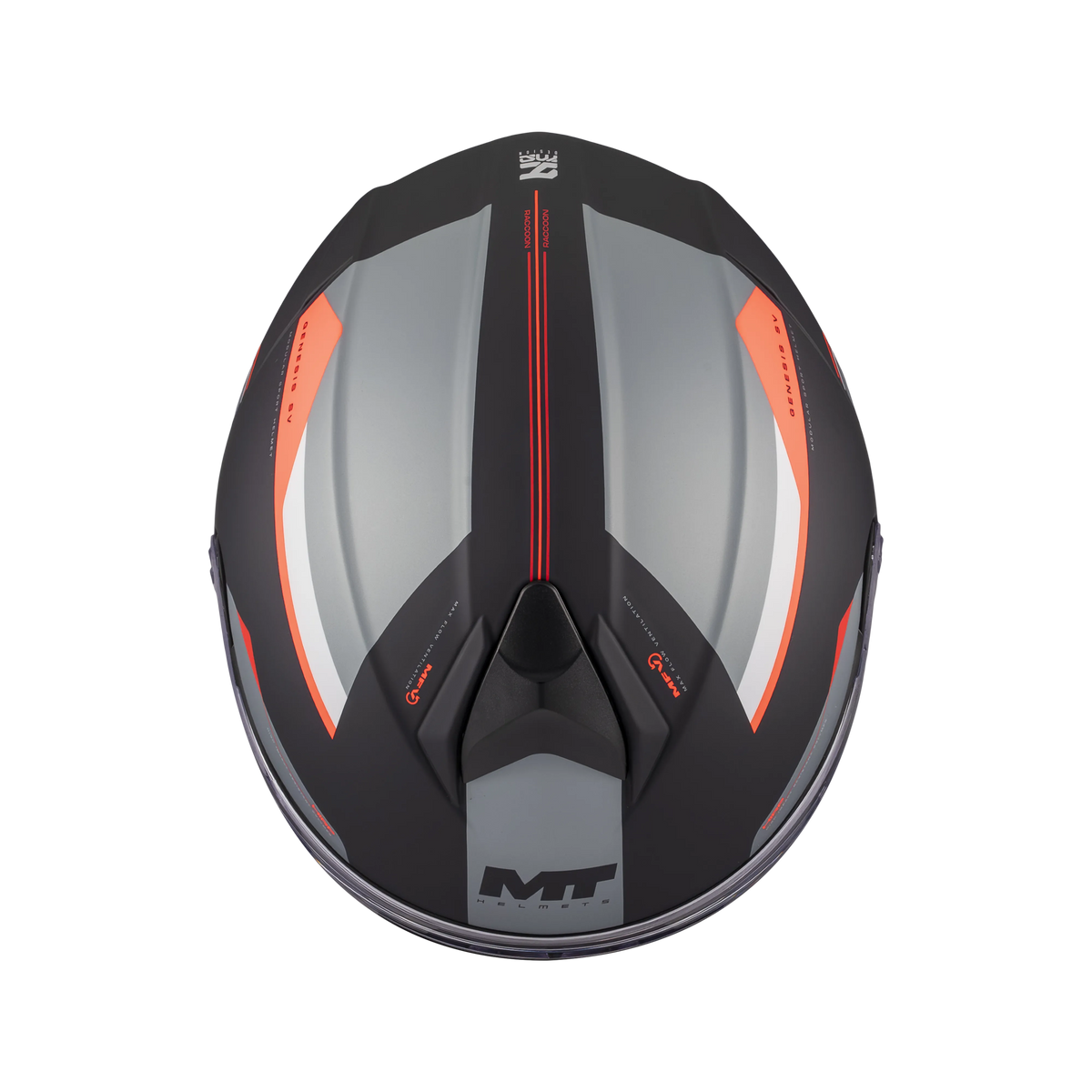Casco MT Helmets Genesis SV Raccoon B5 Mate, vista 6