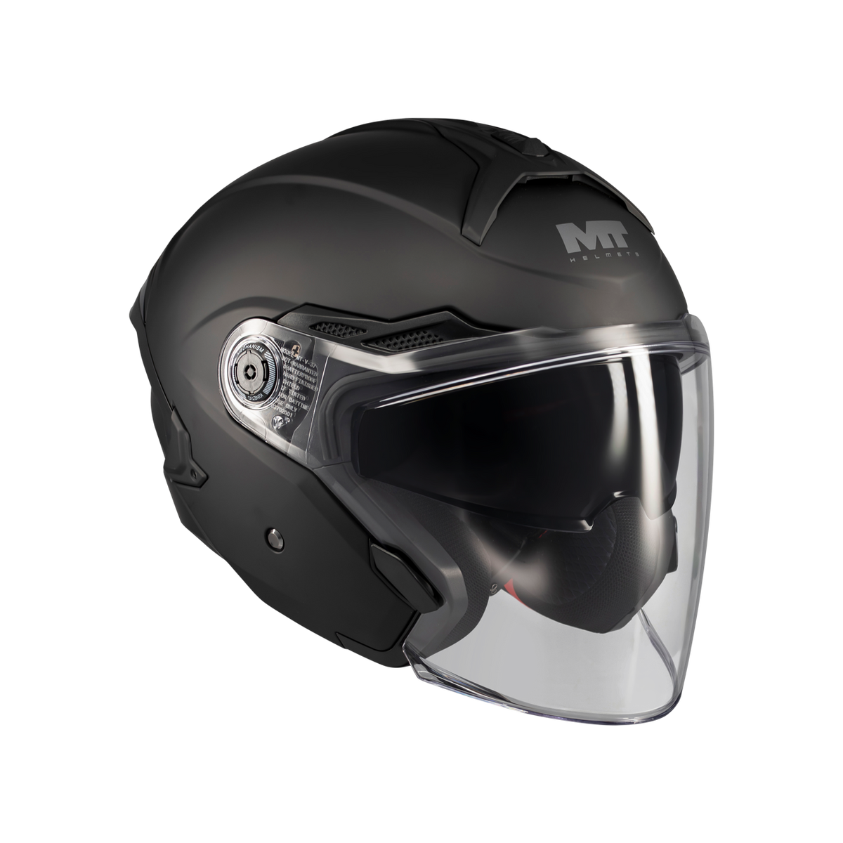 Casco MT Helmets Cosmo SV Solid A1 Negro Mate, vista 4
