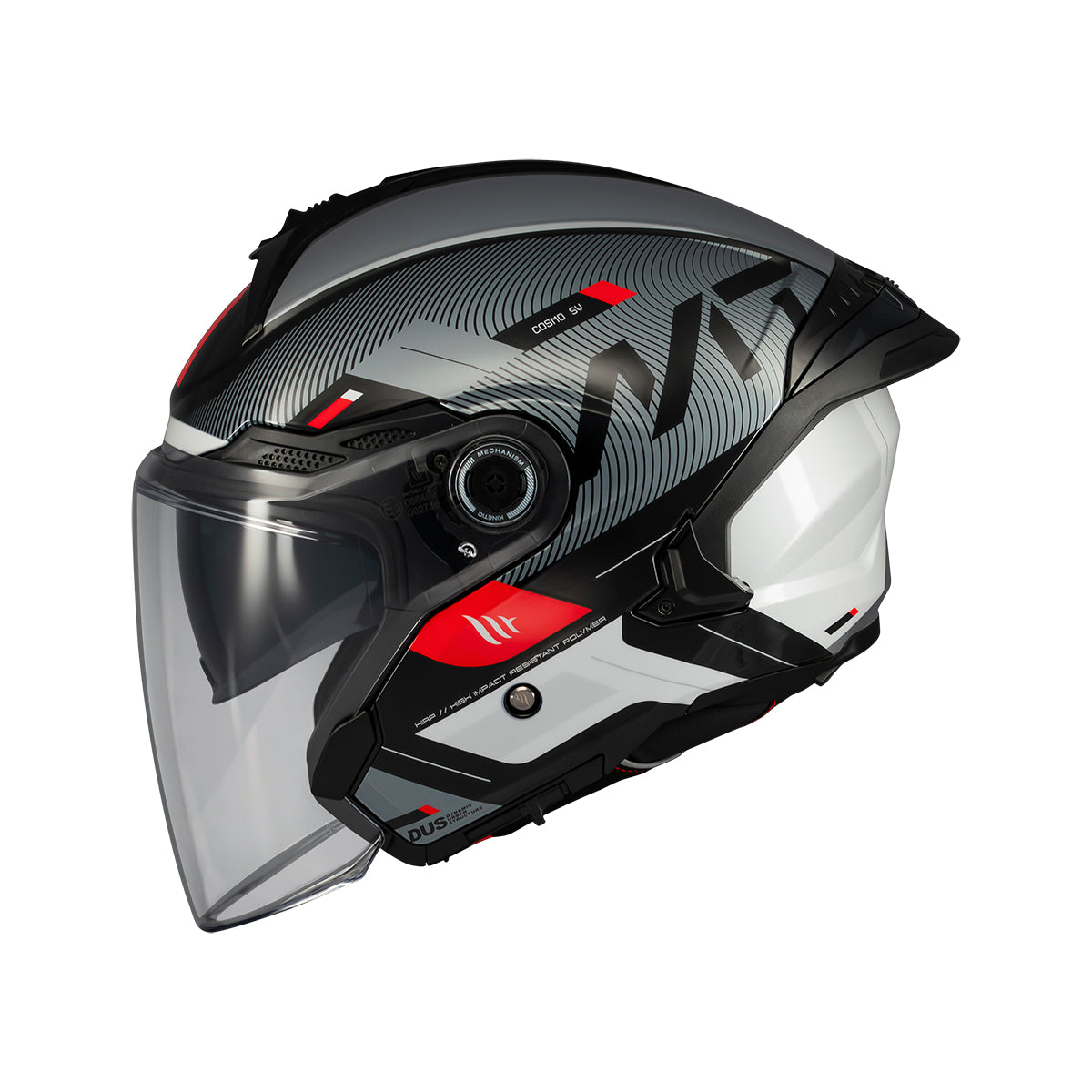 Casco MT Helmets Cosmo SV Silence B2 Brillo, vista 1