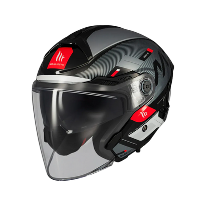 Casco MT Helmets Cosmo SV Silence B2 Brillo, vista 2