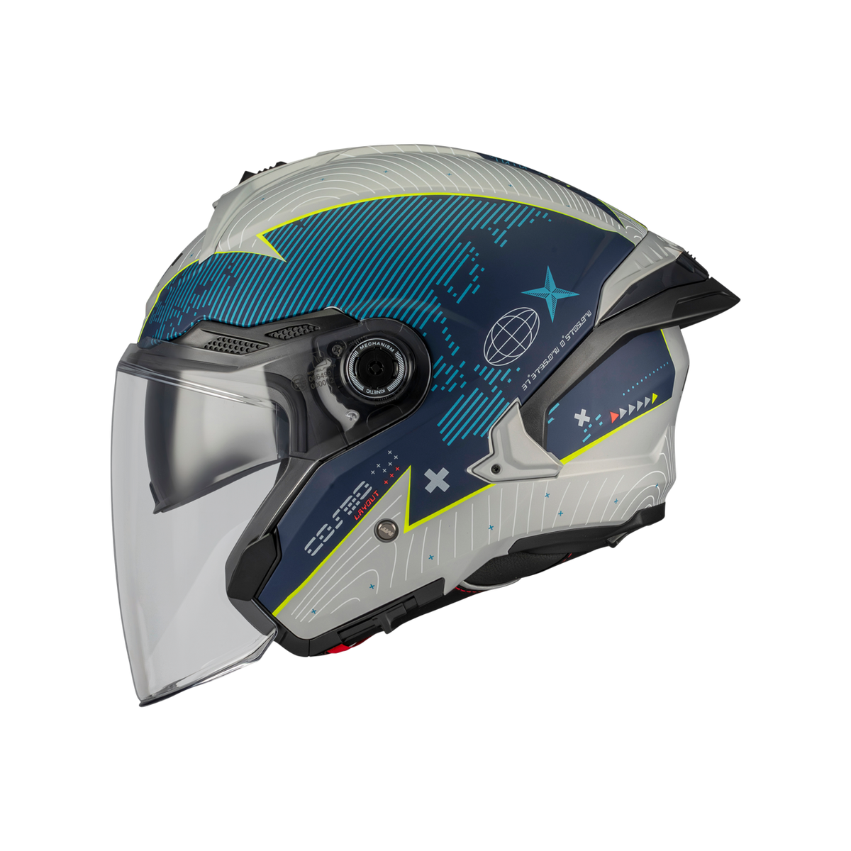 Casco MT Helmets Cosmo SV Layout C7 Mate, vista 1