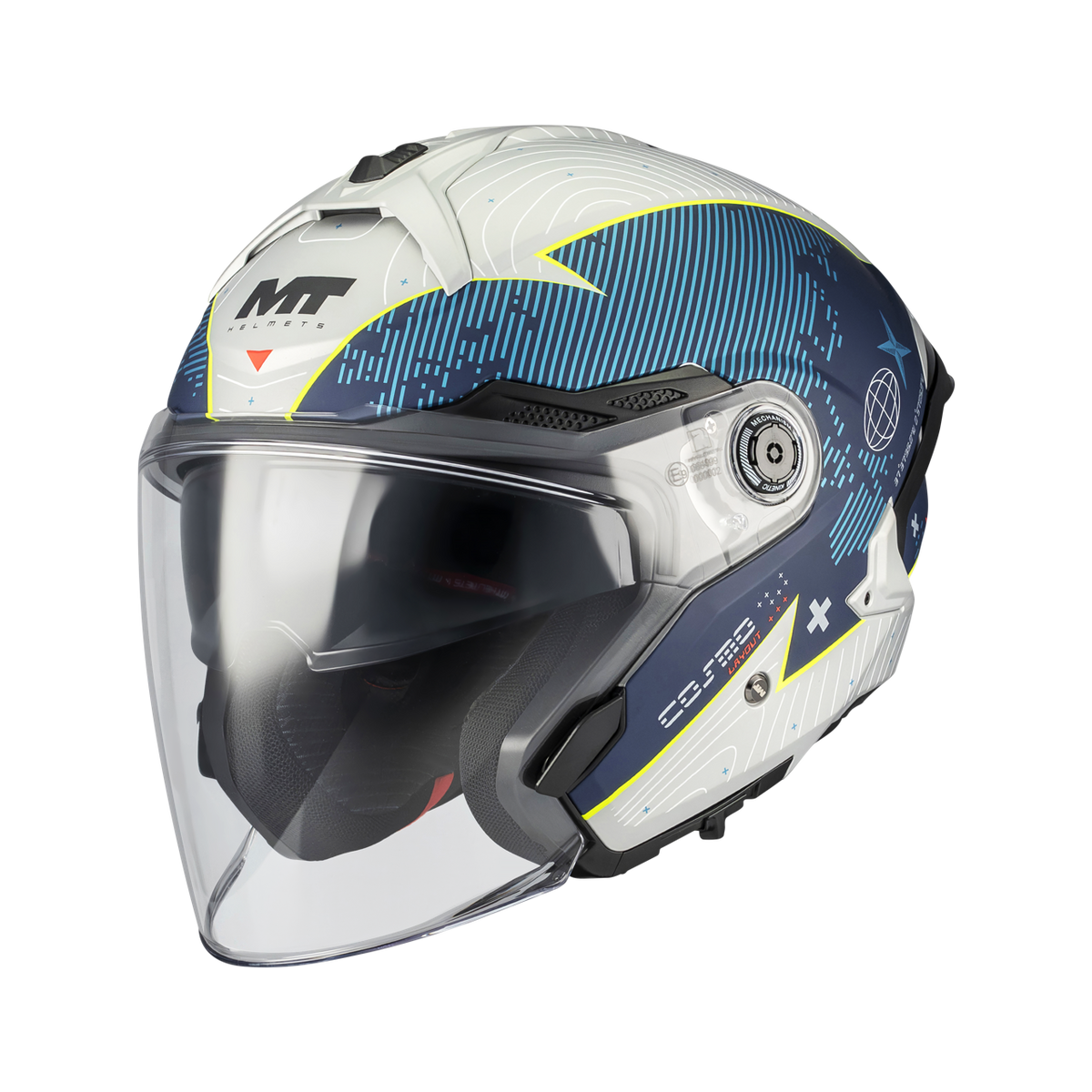Casco MT Helmets Cosmo SV Layout C7 Mate, vista 2