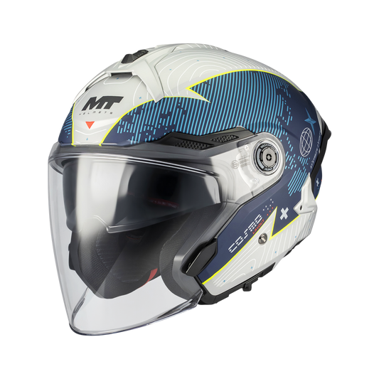 Casco MT Helmets Cosmo SV Layout C7 Mate, vista 2