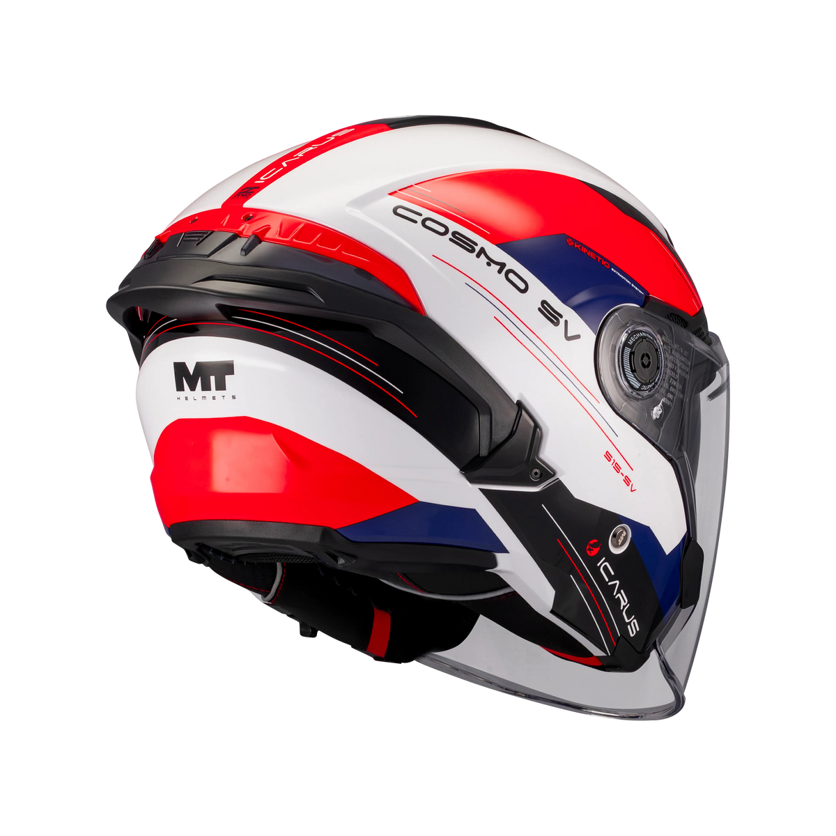 Casco MT Helmets Cosmo SV Icarus A5 Brillo, vista 4