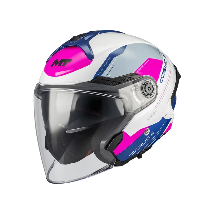 Casco MT Helmets Cosmo SV Icarus A8 Brillo, vista 2