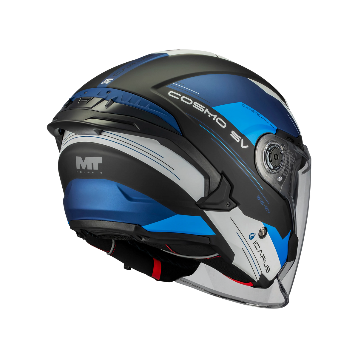 Casco MT Helmets Cosmo SV Icarus B7 Mate, vista 4