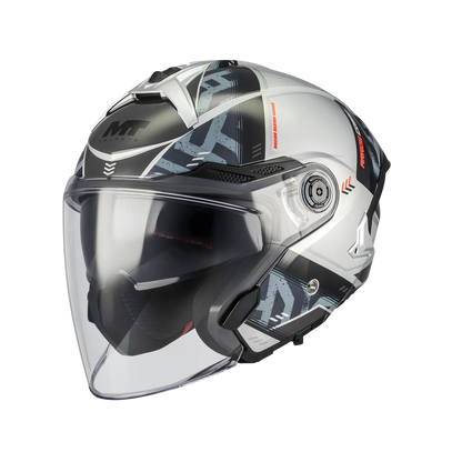 Casco MT Helmets Cosmo SV Arrow C2 Brillo, vista 2