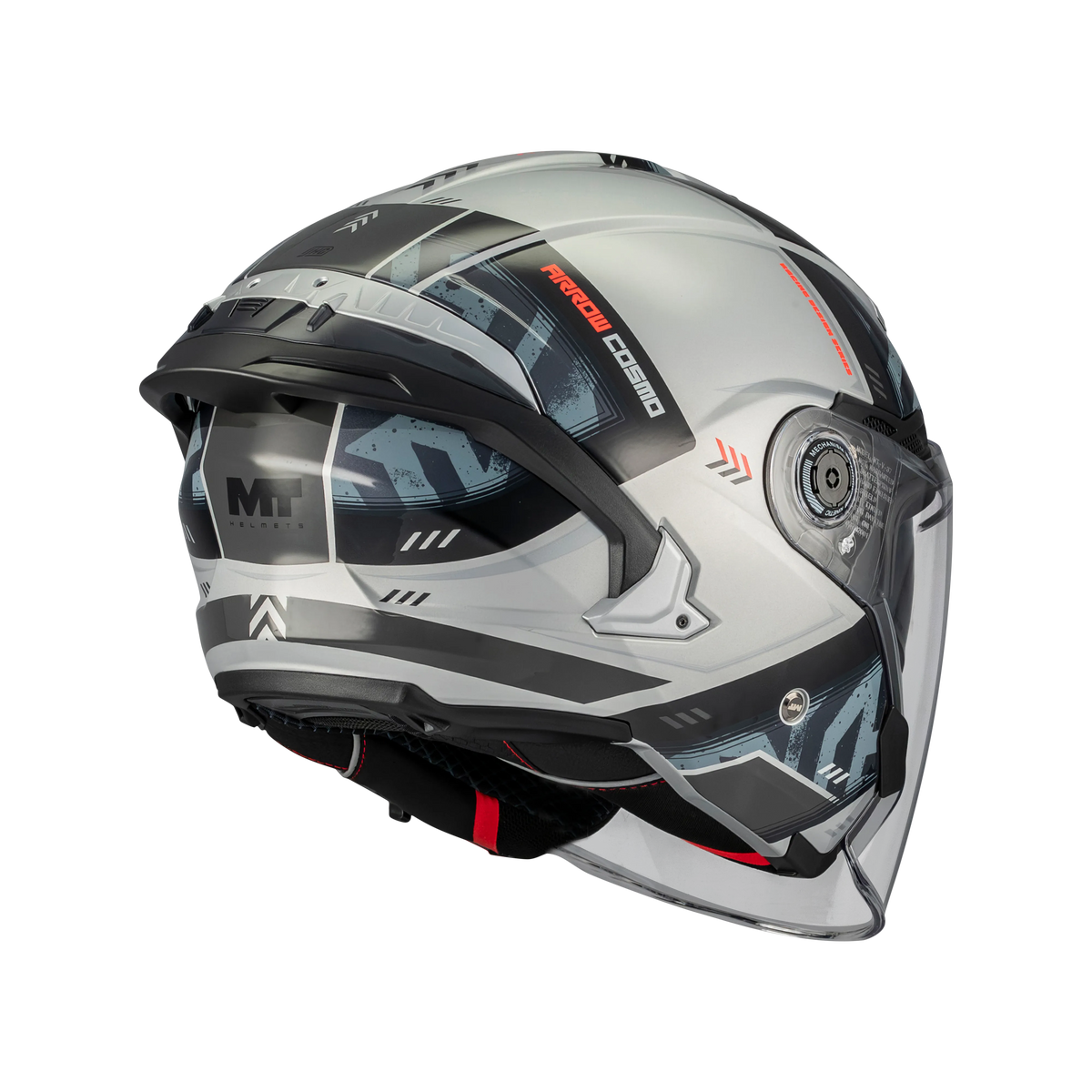 Casco MT Helmets Cosmo SV Arrow C2 Brillo, vista 4