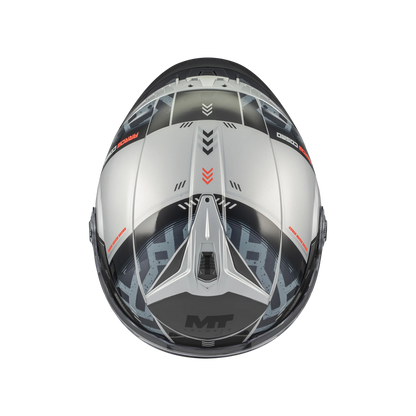 Casco MT Helmets Cosmo SV Arrow C2 Brillo, vista 6
