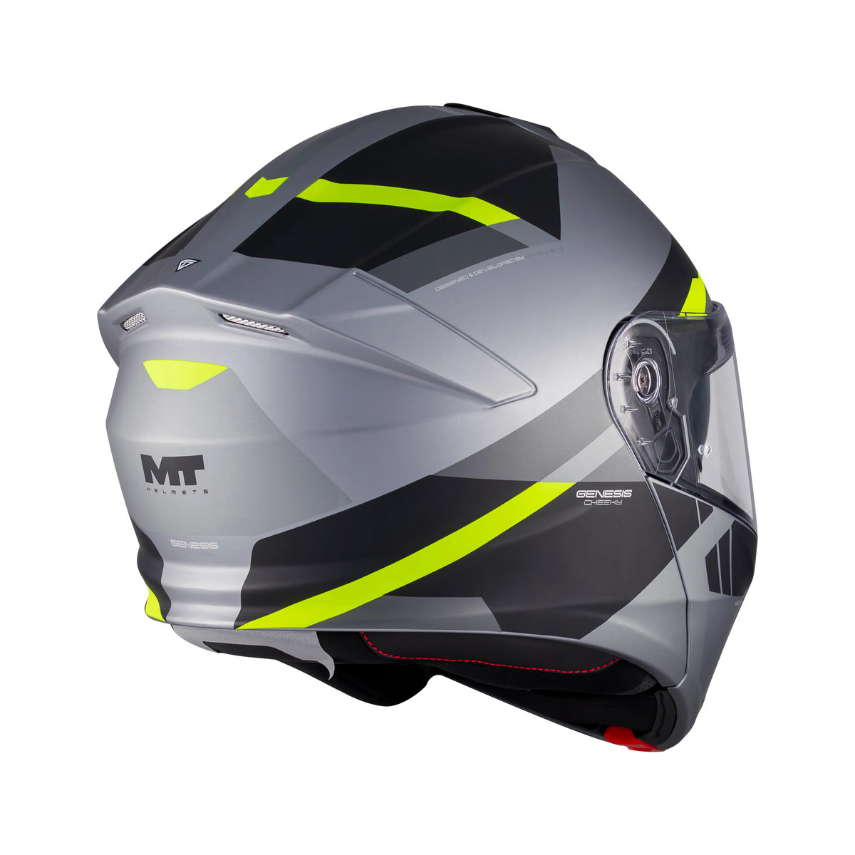 Casco MT Helmets Genesis R SV Cheeky C3 Mate, vista 4