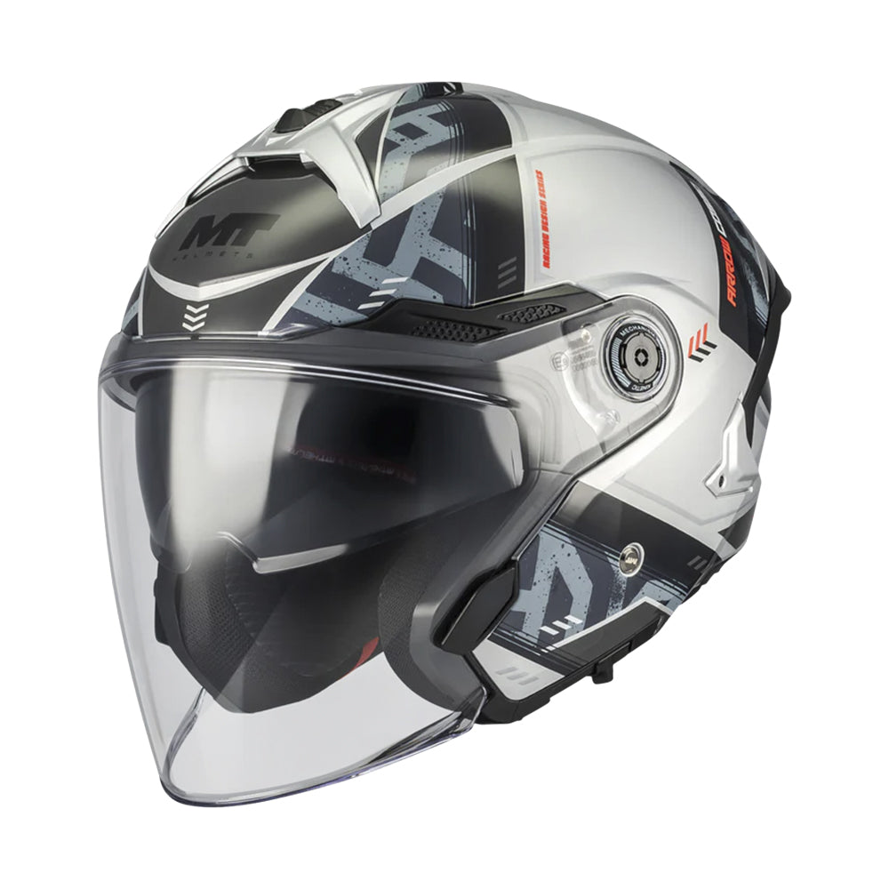Casco MT Helmets Cosmo SV Arrow C2 Brillo