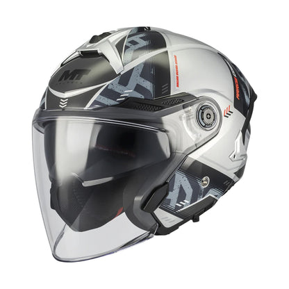 Casco MT Helmets Cosmo SV Arrow C2 Brillo