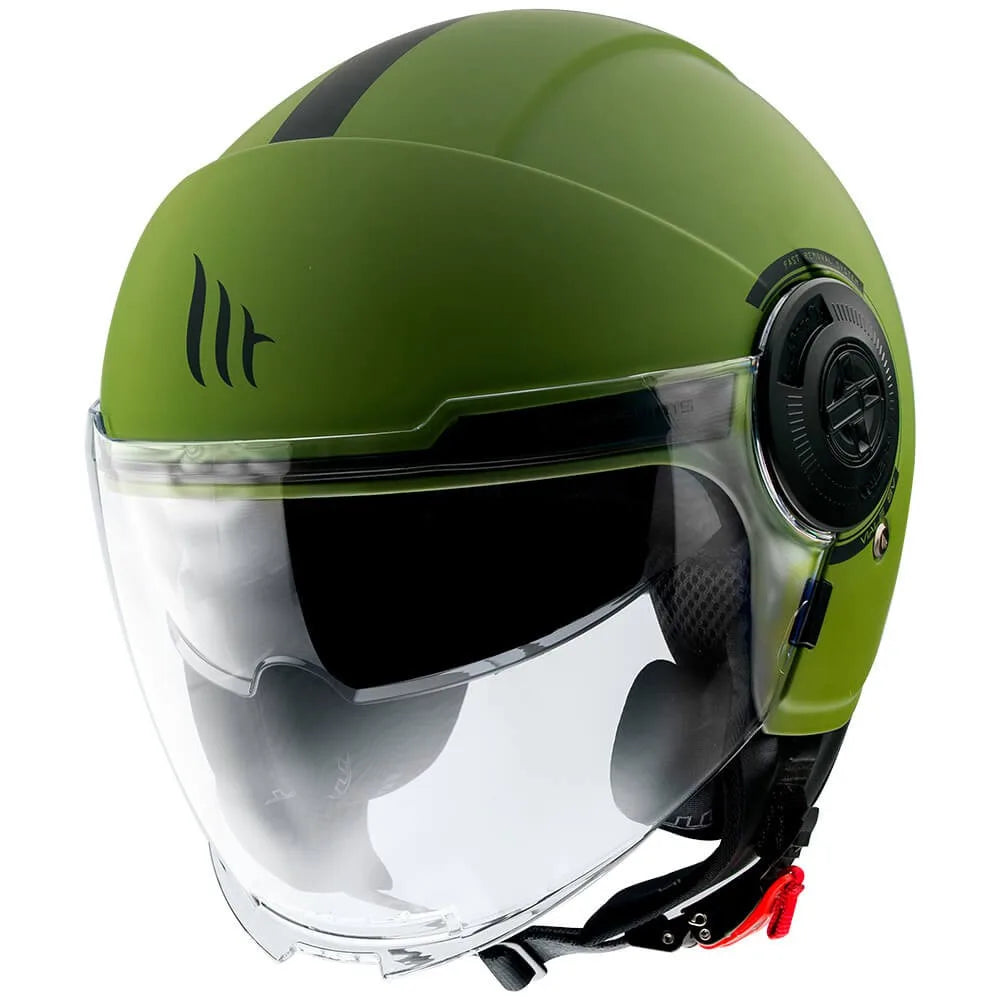 Casco MT Helmets Viale SV S Solid A6 Verde Mate