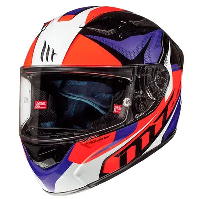 Casco MT Helmets KRE Lookout G2 Rojo Flúor Brillo