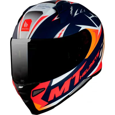Casco MT Helmets Revenge 2 Acosta A37 Azul Mate