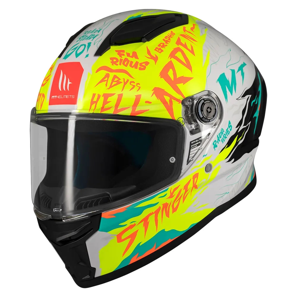 Casco MT Helmets Stinger 2 Ardent A3 Brillo