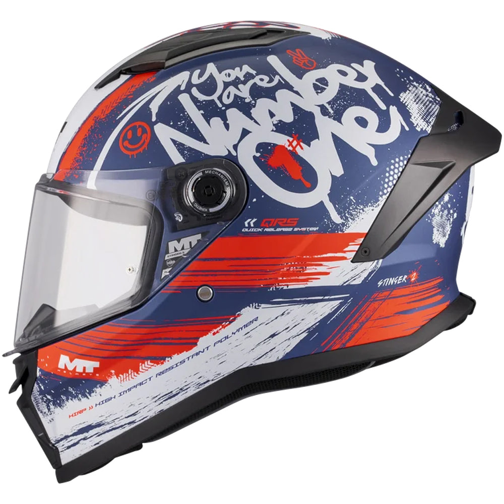 Casco MT Helmets Stinger 2 Rocket C17 Mate 2