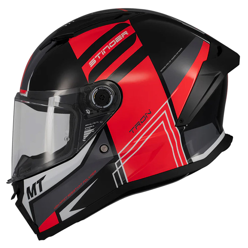Casco MT Helmets Stinger 2 Tron B15 Brillo 2