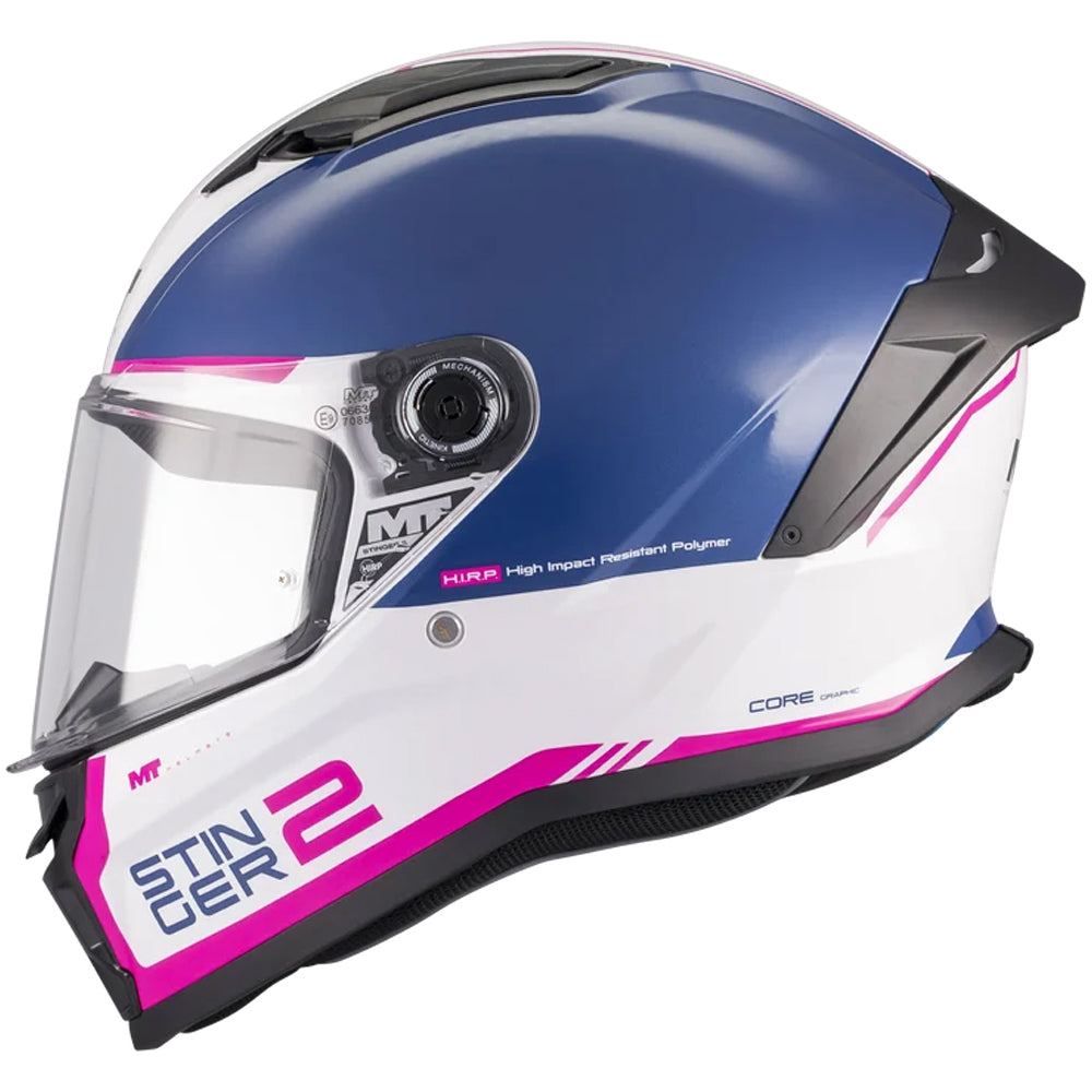Casco MT Helmets Stinger 2 Core A8 Brillo 2