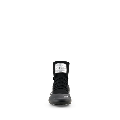 Zapatillas de Karting Alpinestars Supertech K FIA 8877-2022 Negro/Blanco, vista lateral exterior
