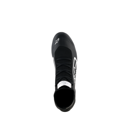 Zapatillas de Karting Alpinestars Supertech K FIA 8877-2022 Negro/Blanco, vista trasera