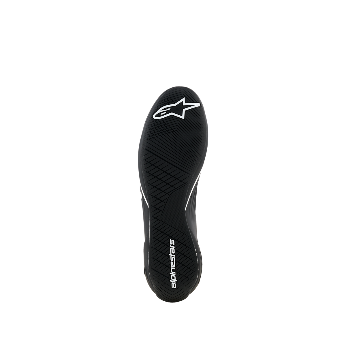 Zapatillas de Karting Alpinestars Supertech K FIA 8877-2022 Negro/Blanco, suela