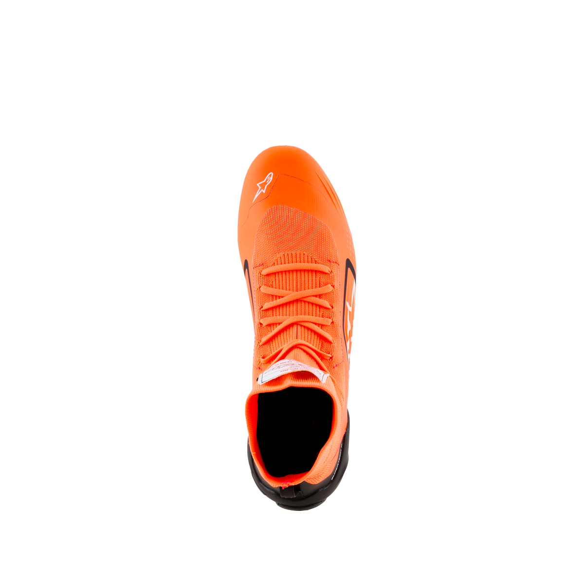 Zapatillas de Karting Alpinestars Supertech K FIA 8877-2022 Naranja Flúo/Negro/Blanco, vista trasera