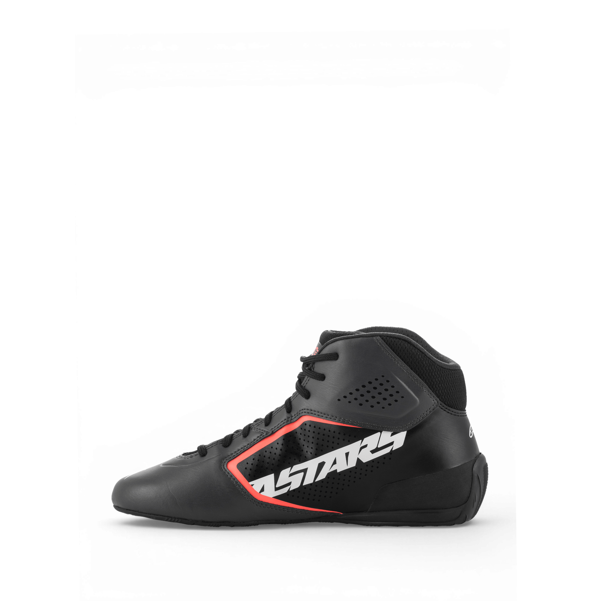 Zapatillas de Karting Alpinestars Tech-1 K Start V2 Asfalto/Negro/Naranja Flúo, vista lateral interior