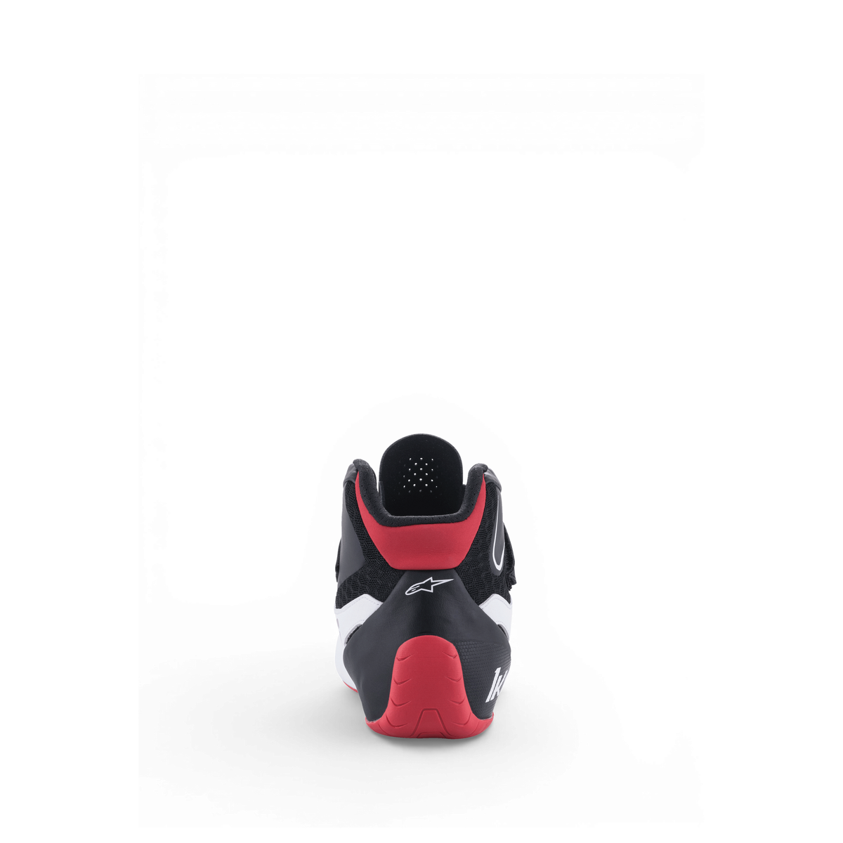 Zapatillas de Karting Alpinestars Tech-1 K V2 Blanco/Negro/Rojo, vista superior