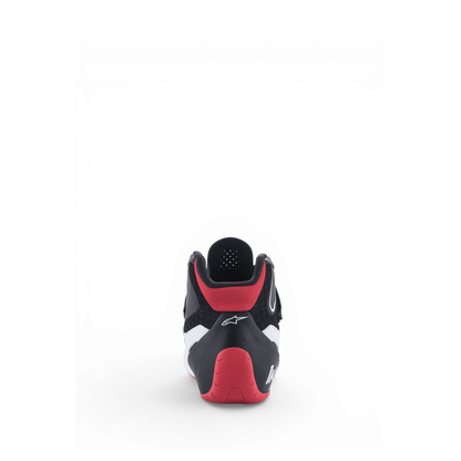 Zapatillas de Karting Alpinestars Tech-1 K V2 Blanco/Negro/Rojo, vista superior