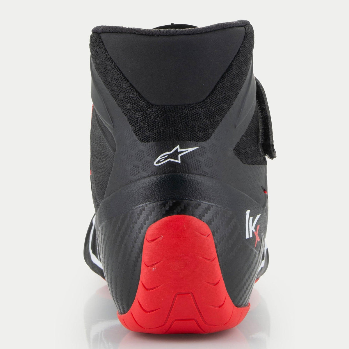 Zapatillas de Karting Alpinestars Tech-1 KX V3 FIA 8877-2022 Negro/Blanco/Rojo, vista superior