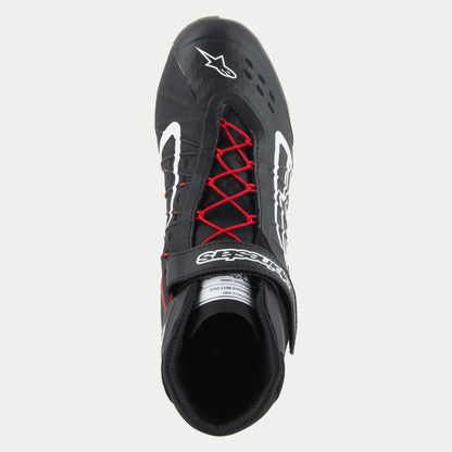 Zapatillas de Karting Alpinestars Tech-1 KX V3 FIA 8877-2022 Negro/Blanco/Rojo, vista trasera