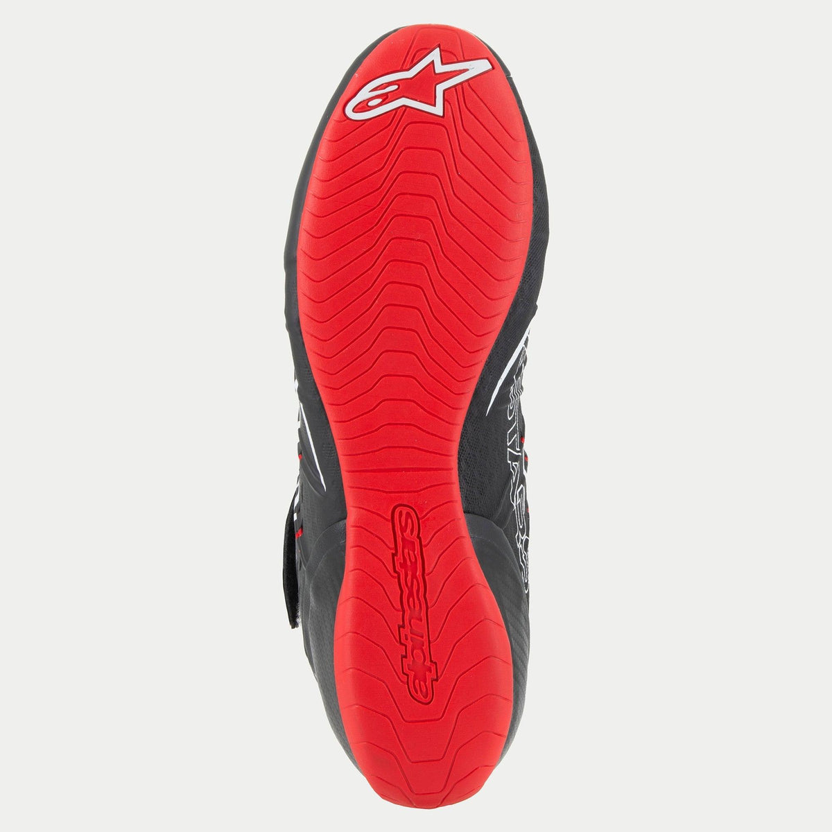 Zapatillas de Karting Alpinestars Tech-1 KX V3 FIA 8877-2022 Negro/Blanco/Rojo, suela