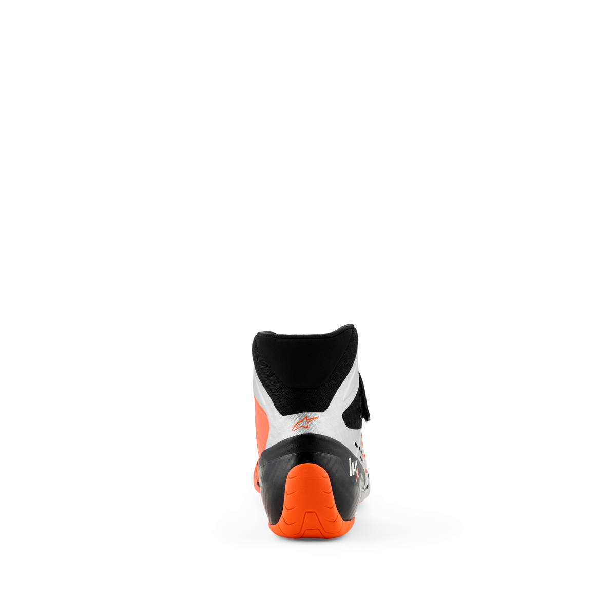 Zapatillas de Karting Alpinestars Tech-1 KX V3 FIA 8877-2022 Negro/Plata/Naranja Flúo, vista superior