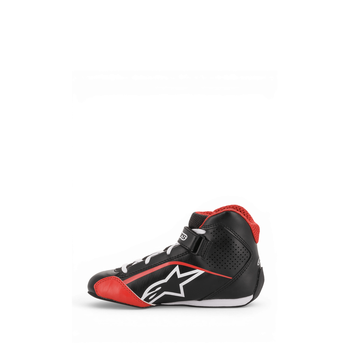Zapatillas de Karting Infantiles Alpinestars Tech-1 K S Negro/Blanco/Rojo, vista lateral interior
