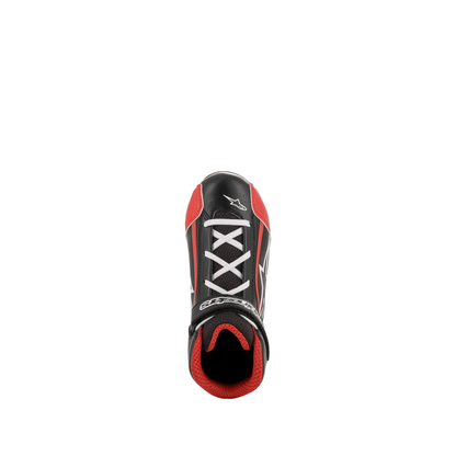 Zapatillas de Karting Infantiles Alpinestars Tech-1 K S Negro/Blanco/Rojo, vista trasera