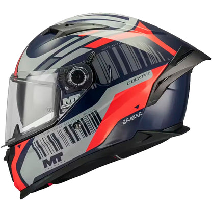 Casco MT Helmets Braker SV Cockpit C5 Brillo 2