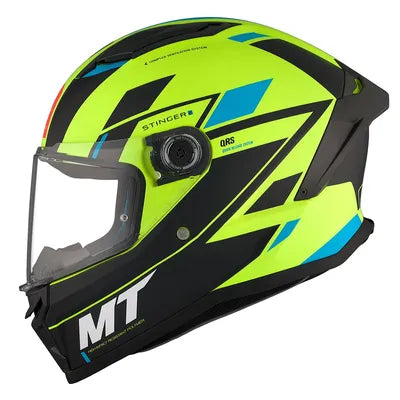 Casco MT Helmets Stinger 2 Zivze C3 Flúor Mate 2