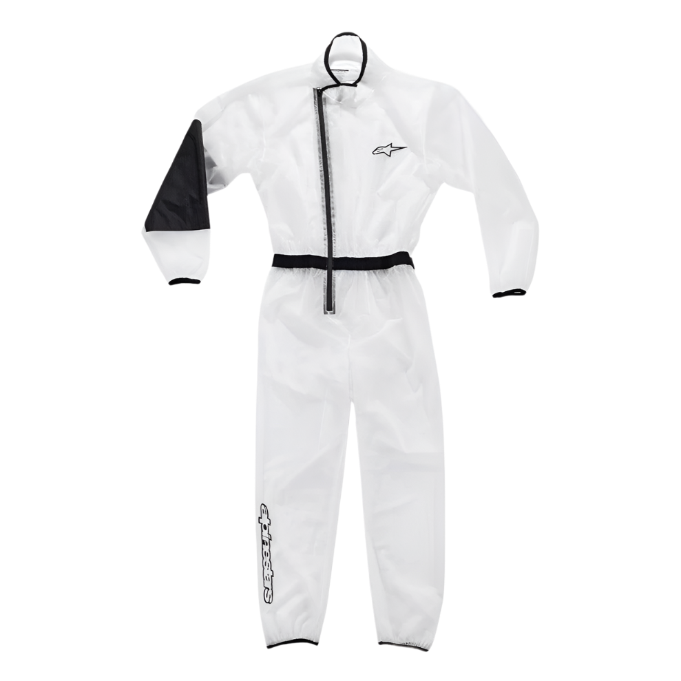 Traje de Lluvia Infantil para Karting Alpinestars Kart Rain Youth Suit Transparente, vista frontal