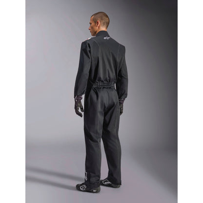 Traje de Karting Alpinestars Kart Indoor V2 Negro, vista lateral trasera