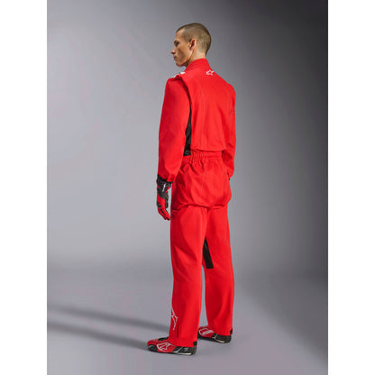 Traje de Karting Alpinestars Kart Indoor V2 Rojo, vista lateral trasera