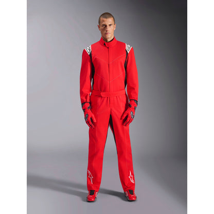 Traje de Karting Alpinestars Kart Indoor V2 Rojo, vista frontal
