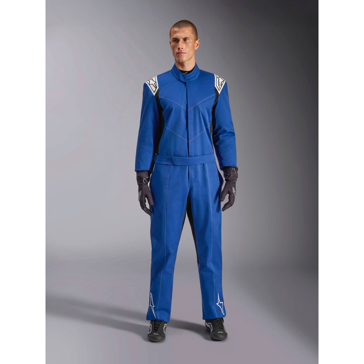Traje de Karting Alpinestars Kart Indoor V2 Azul, vista frontal