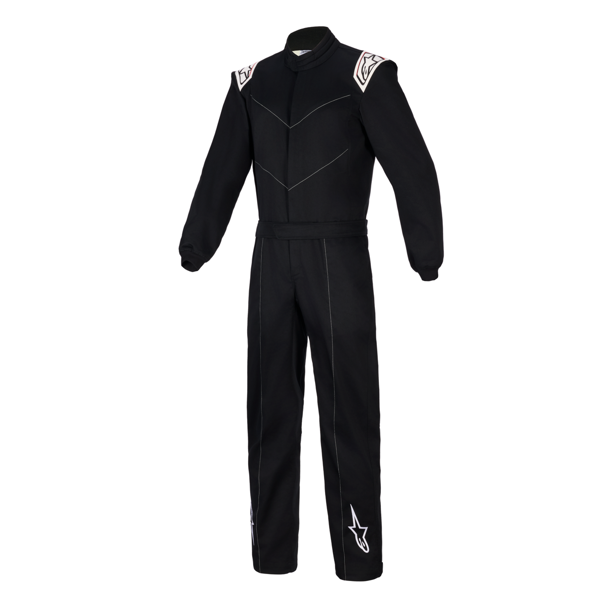 Traje de Karting Alpinestars Kart Indoor V2 Negro, vista frontal