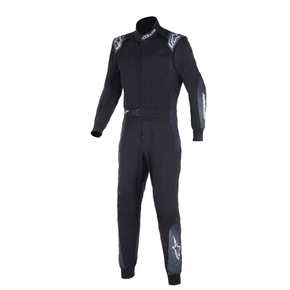 Traje de Karting Alpinestars KMX-5 V3 FIA 8877-2022 Negro/Dark Shadow, vista frontal
