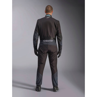 Traje de Karting Alpinestars KMX-5 V3 FIA 8877-2022 Negro/Dark Shadow, vista trasera